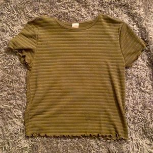 Cute simple plain green tee
